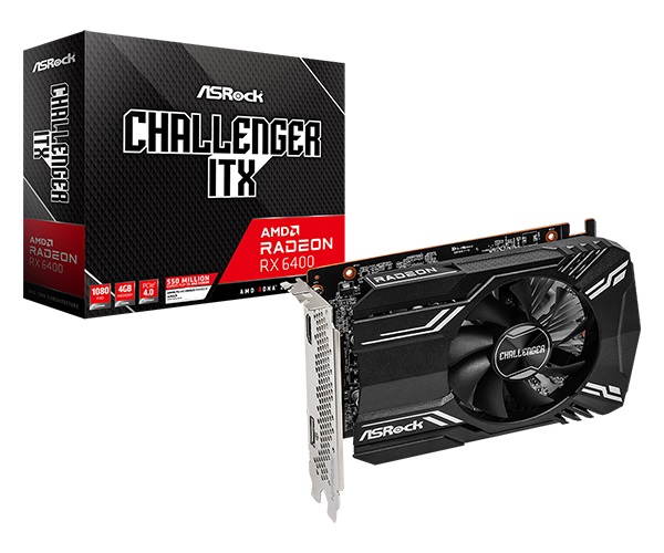 PCI EXPRESS RADEON RX 6400 ITX 4GB  ASROCK