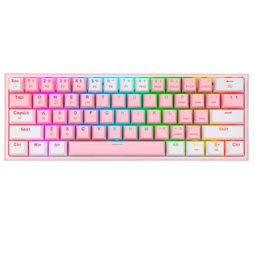 REDRAGON K616 RGB FIZZ  PRO WHITE / PINK