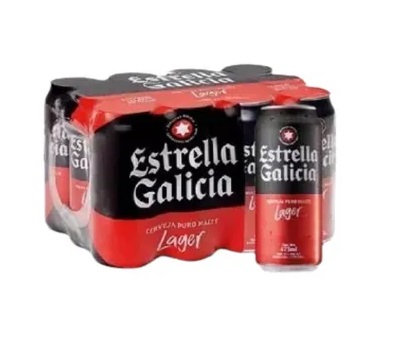 CERVEZA ESTRELLA GALICIA LATA 473ML (X12)