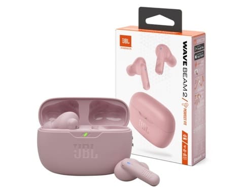 JBL HEADPHONE WAVE BEAM 2  PINK