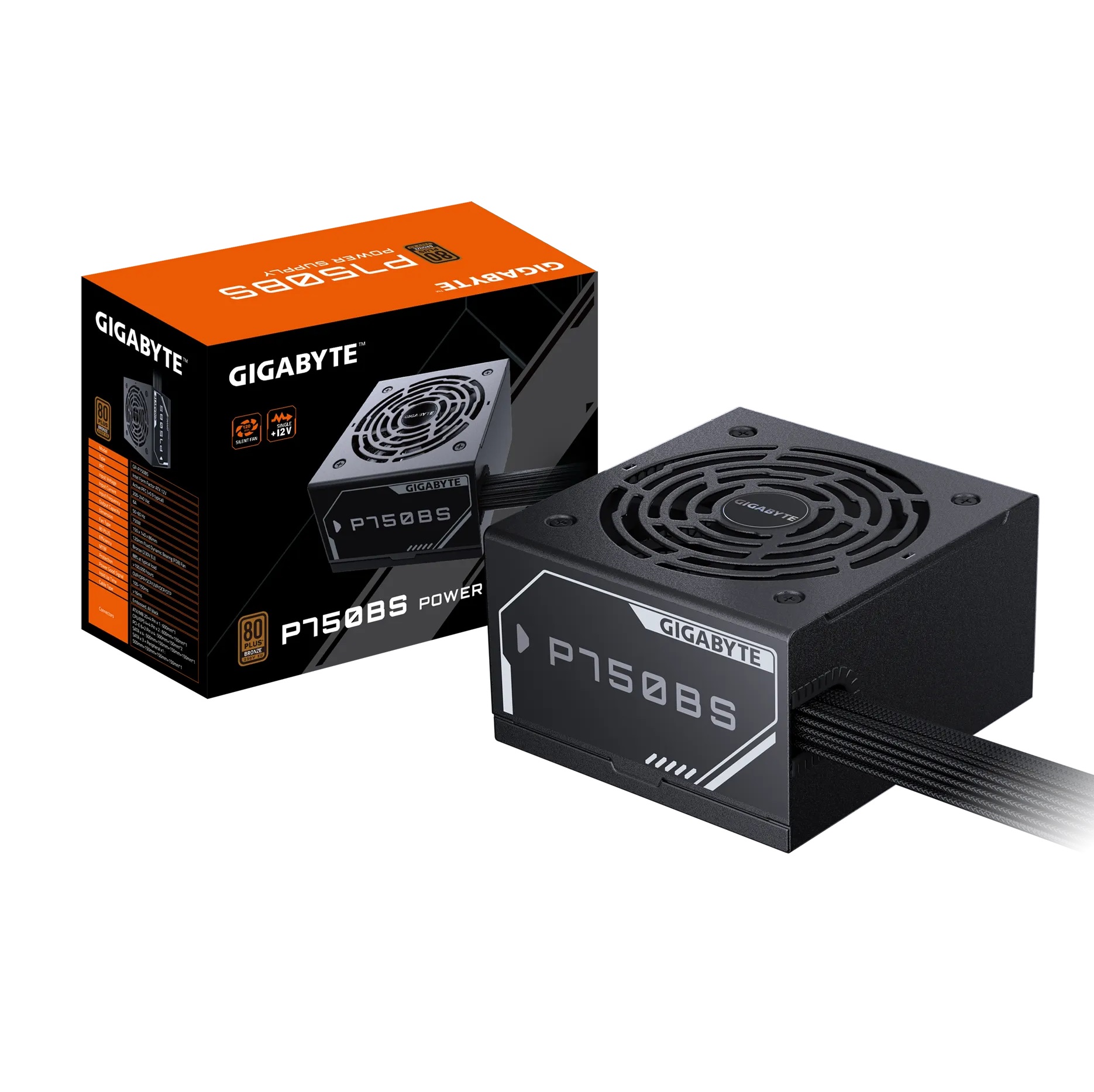 FUENTE GIGABYTE 750W  GP-P750BS 80 PLUS BRONZE