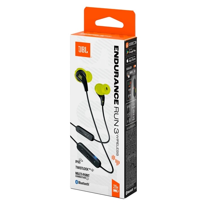 JBL AURICULARES ENDURANCE RUN 3 BT BLACK