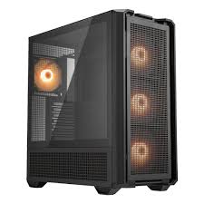 GABINETE COUGAR MX600 RGB BLACC S/FUENTE