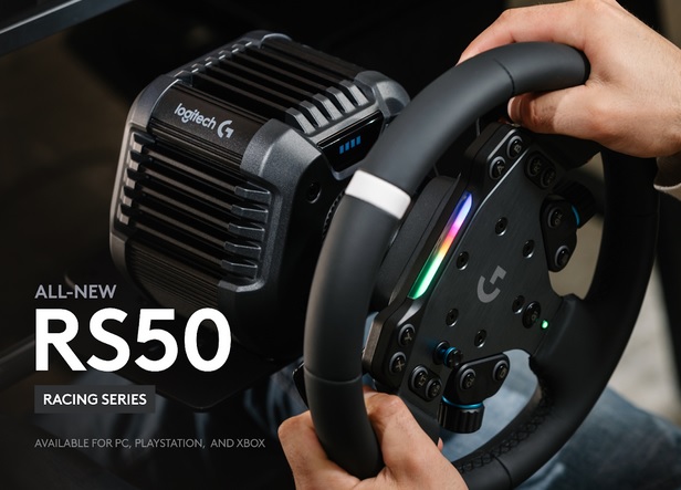 LOGITECH VOLANTE RS50 GAMING PLAY4  / PLAY5 / PC