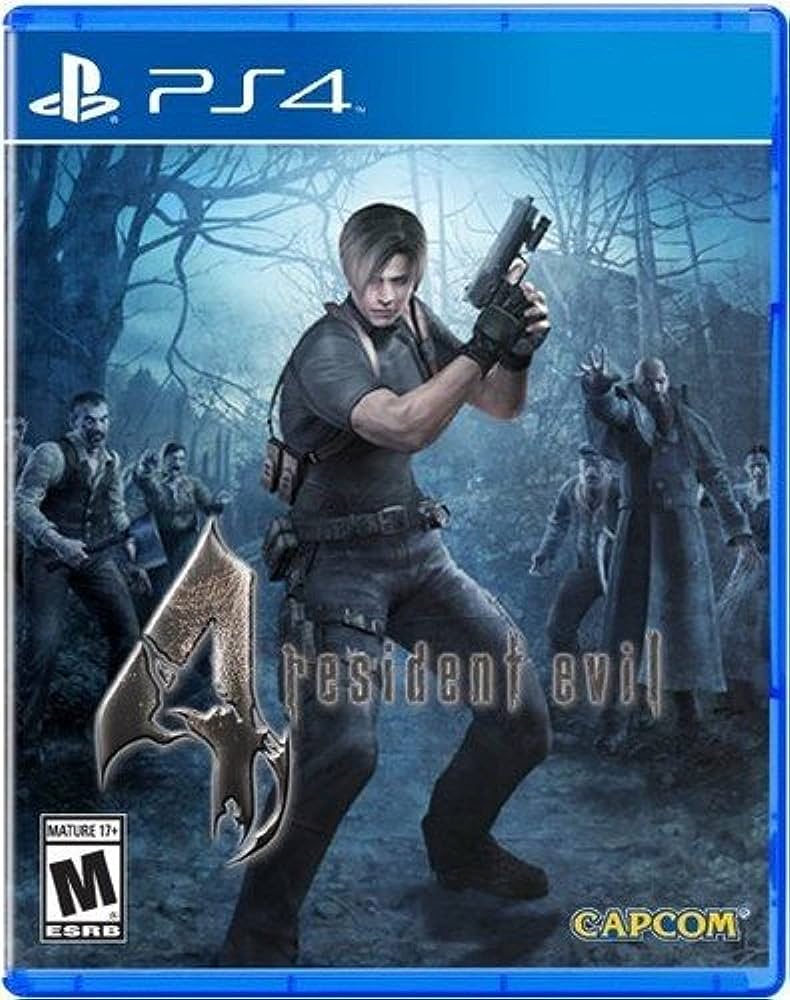 PLAY 4 RESIDENT EVIL 4  STANDARD EDITION