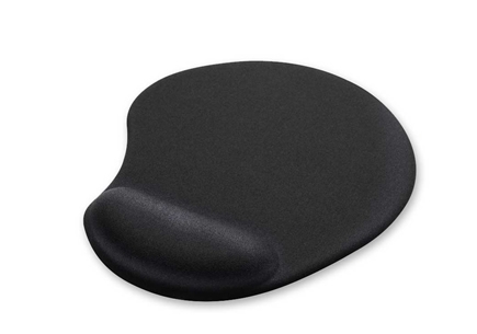 PAD MOUSE C/GEL NEGRO/AZUL