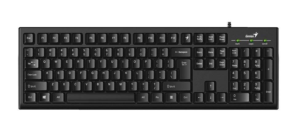 GENIUS TECLADO USB KB-100 NEGRO