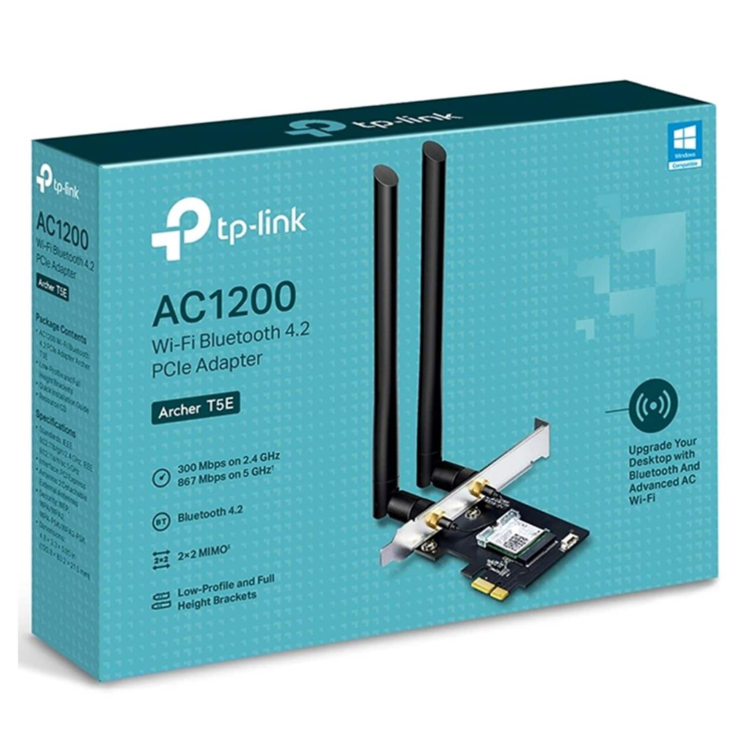 TARJETA RED PCI EXP.  WIFI BLUETOOTH D/BAND ARCHER T5E TP LINK