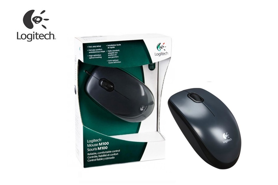 MOUSE LOGITECH M100 USB NEGRO