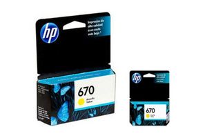 CARTUCHO HP 670 YELLOW