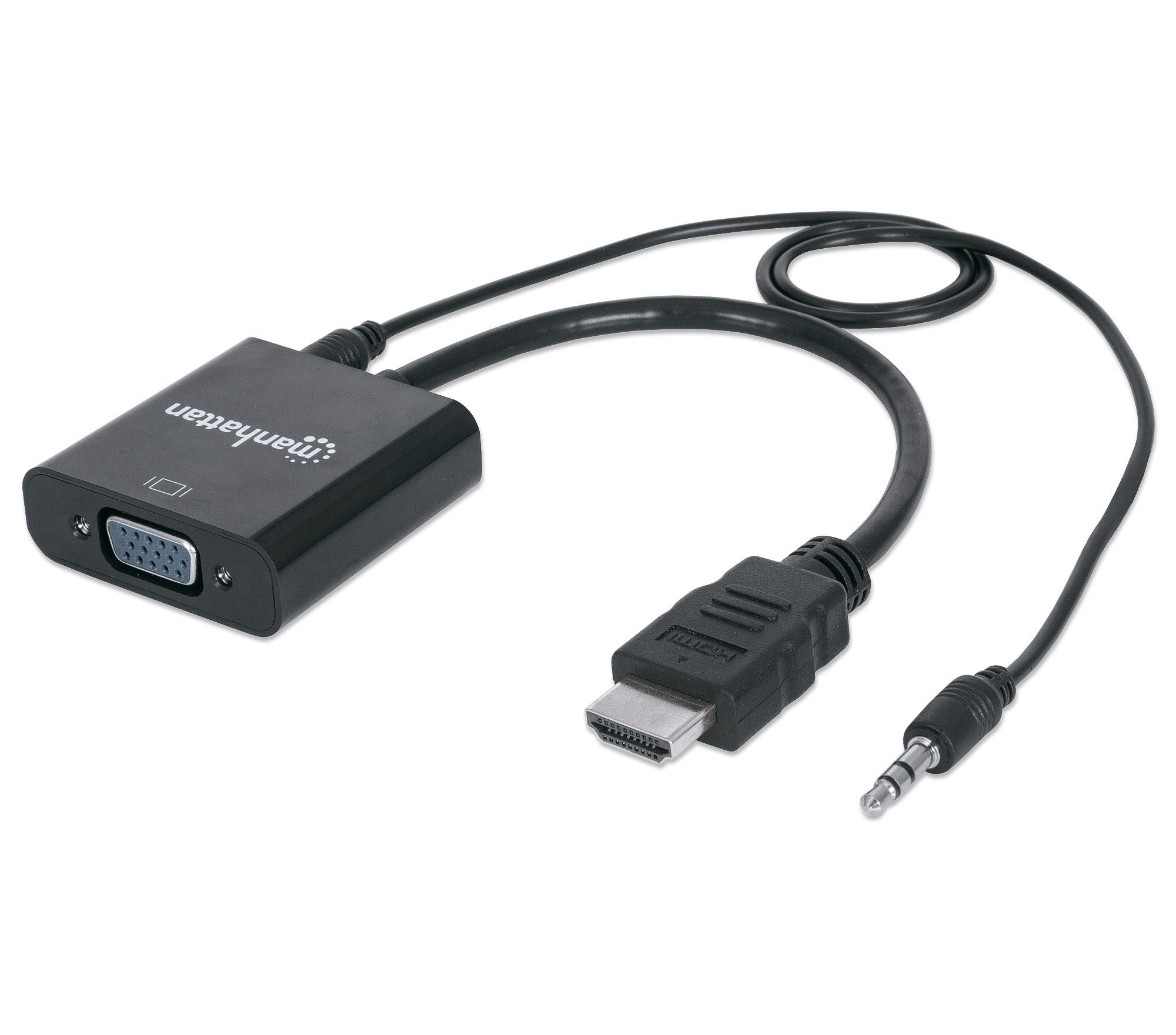 ADAPTADOR HDMI M A VGA H C/AUDIO MANHATTAN