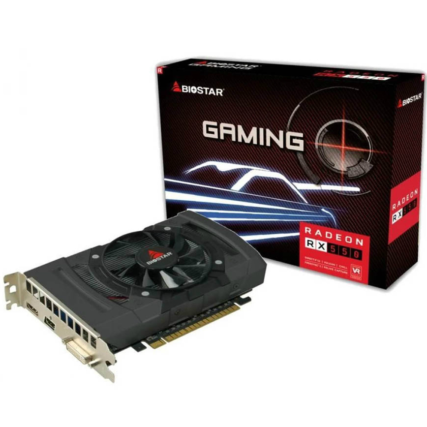 PCI EXPRESS RX550 4 GB DDR5 BIOSTAR