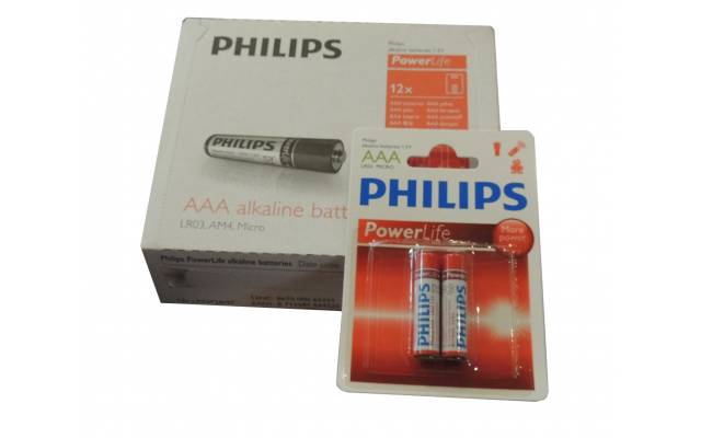PILA ALCALINA PHILIPS AAA X 2