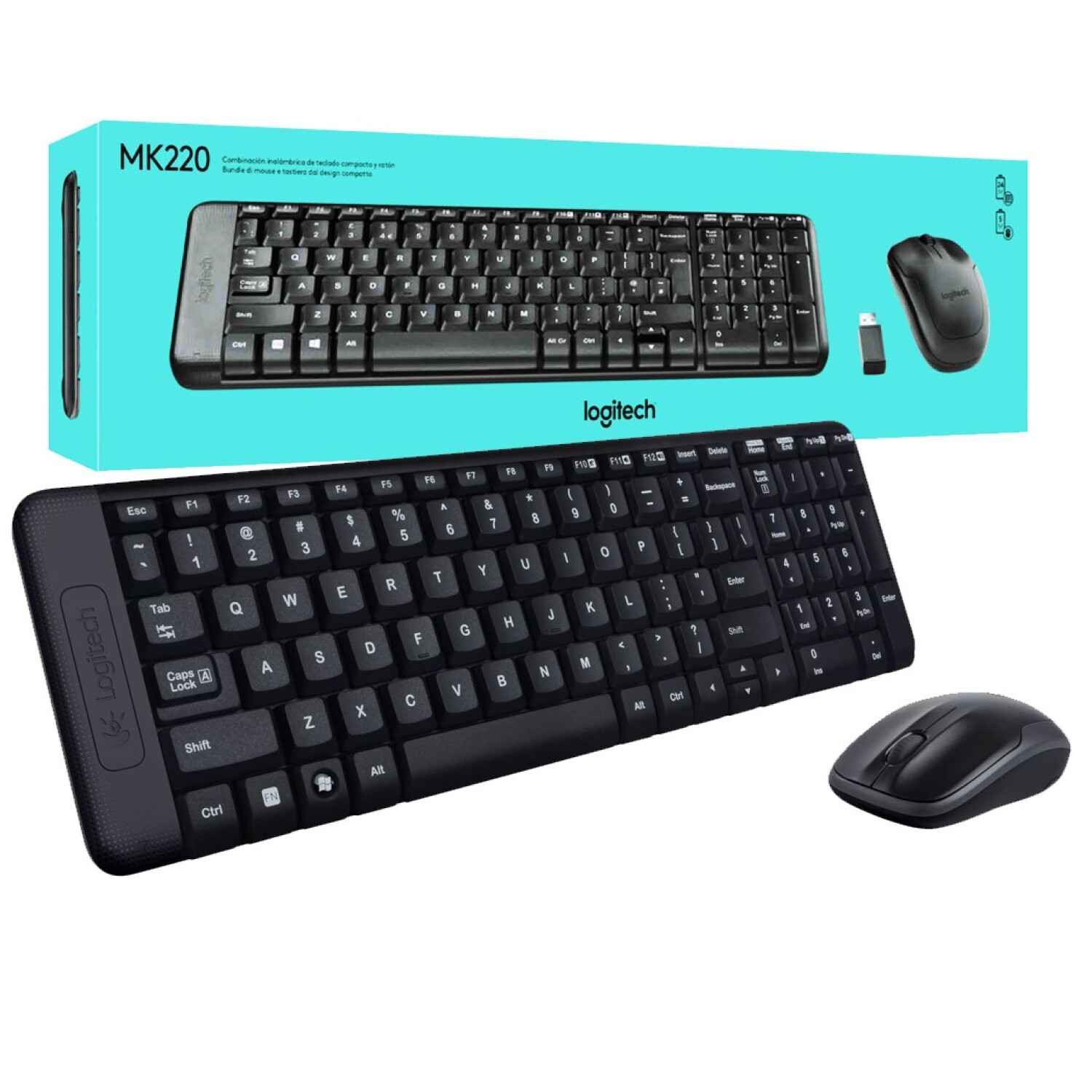TEC + MOUSE LOGITECH MK220 WIRELESS