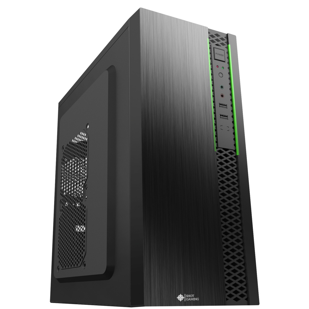 GABINETE GAMER SHOT-FA-5018SF SIN FUENTE