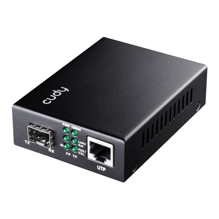 CUDY CONVERTIDOR ETHERNET /SFP MULTIMODO FULLDUPLEX MC100SA-20